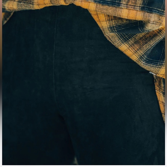 💜Vici Collection💜Hudson High Rise Faux Suede Leggings-Black - Picture 3 of 12